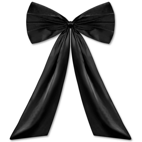 Coquette Large Satin Bow, 24 x 35 Inches, Giant Bow Ribbon Tie for Coquette Room Decor, Birthday Party Christmas Backdrop Wall Decoration