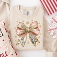 thumbnail image 1 of Coquette Nativity Scene Sweatshirt, Coquette Bow Jesus Shirt, Nativity Christmas Shirt, Love Like Jesus Shirt,Lightweight Sweater,Baby Jesus, 1 of 5
