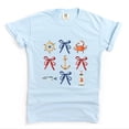 thumbnail image 1 of Coquette Nautical Collage - Women's Garment Dyed Tee, 1 of 14