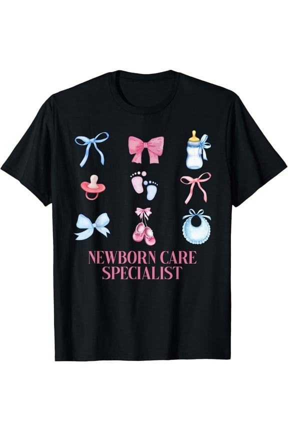 Coquette Ncs Newborn Care Specialist Mother Baby Nurse T-Shirt