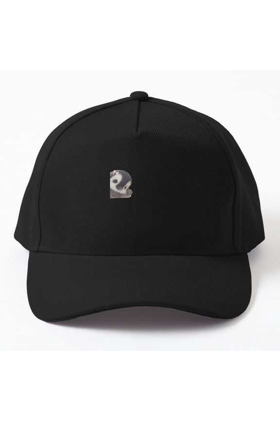 Coquette Penguin Baseball Cap, Winter Bird Bow Character Design, Playful Seasonal Hat