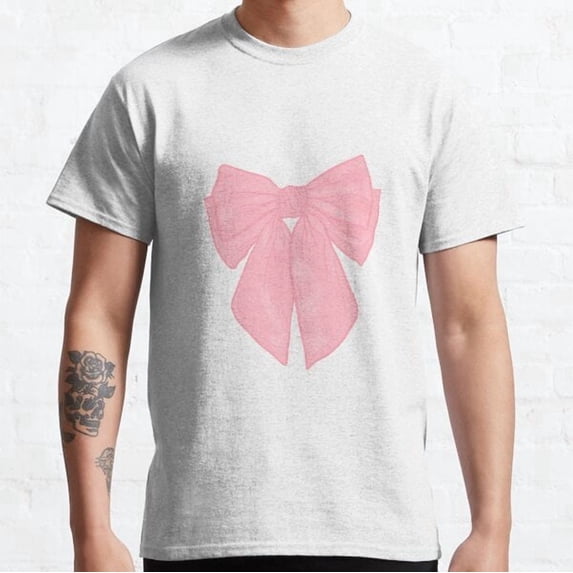 Coquette Pink Ribbon Bow Classic T-shirt - Walmart.com