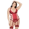thumbnail image 1 of Coquette - 7225X - Diva Bustier - MERLOT, 1 of 3