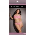 thumbnail image 1 of Coquette Plus Size Pink Cheetah Bra Set, 1 of 3