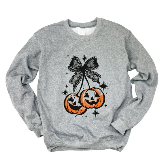 Coquette Pumpkin Cherries - Women's Sweatshirt