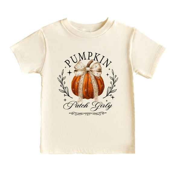 Coquette Pumpkin Patch Girly - Youth Short Sleeve Graphic T-Shirt and Toddler Short Sleeve Graphic T-Shirt