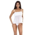 thumbnail image 1 of Coquette - 2534 - Ruffle Baby Doll - WHITE, 1 of 2