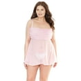 thumbnail image 1 of Coquette - 2534 - Ruffle Baby Doll - PINK, 1 of 2