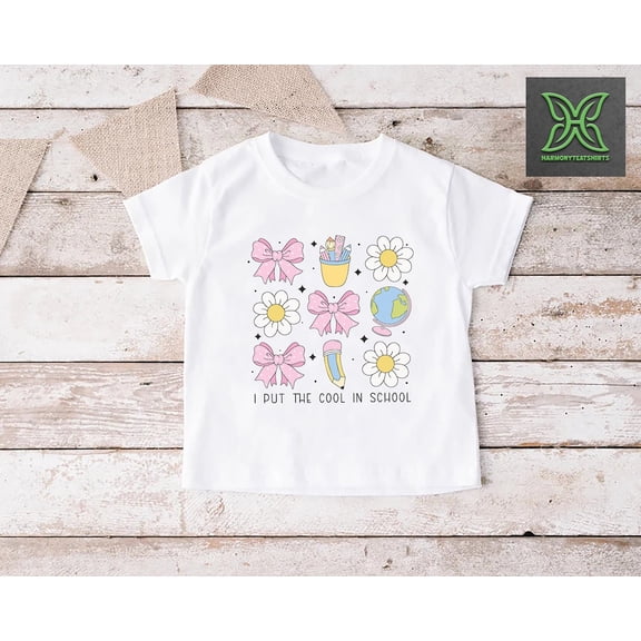 Coquette School Supplies Shirt,Floral School Tee, Retro Back to School Shirt, First Day of School Gift, Pre Kindergarten Tshirt Tshirt All Size S-5XL