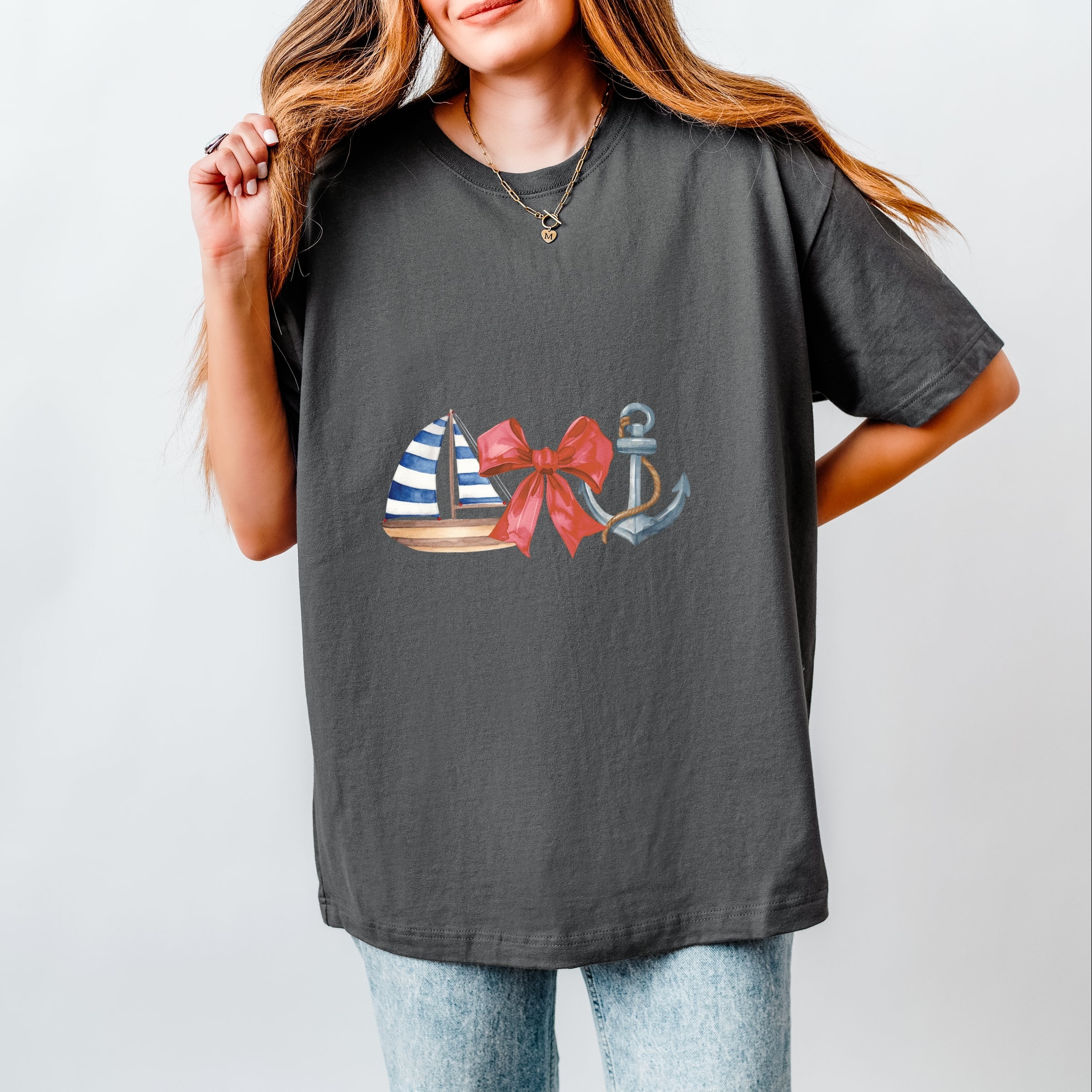 Womens Ferry Cuffed T-Shirt