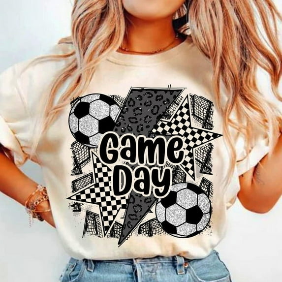 Coquette Soccer Mama T-Shirt, Game Day Soccer Shirt, Soccer Mom Sublimation Tee, Cute Soccer Shirt Design for Sports Moms