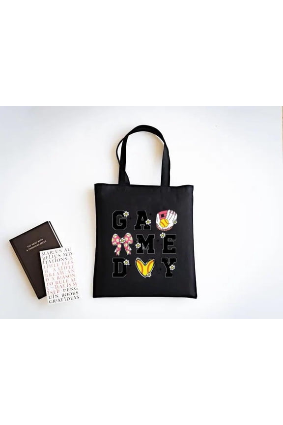 Coquette Softball Mom Tote Bag for Game Day and Mother's Day, a gift just for you