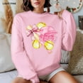 thumbnail image 1 of Coquette Softball Sweatshirt: Pink Bow Print, Soft Girl Top163 Sweatshirt All Size S-5XL, 1 of 5
