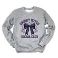 thumbnail image 1 of Coquette Spooky Witch Social Club - Women's Graphic Sweatshirt, 1 of 12