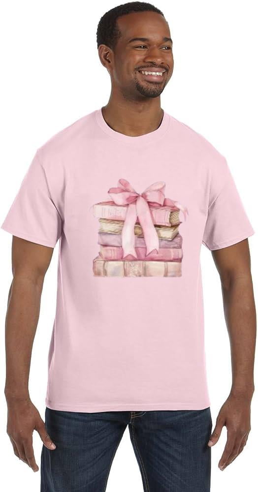 Coquette Stack Book Ribbon Bow Aesthetic X1T-shirt, for men & women, up ...