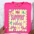 thumbnail image 1 of Coquette Summer Vibes Shirt, Preppy Beach Shirt, Girly Summer Bow, Watermelon Aesthetic Summer Clipart,, 1 of 3