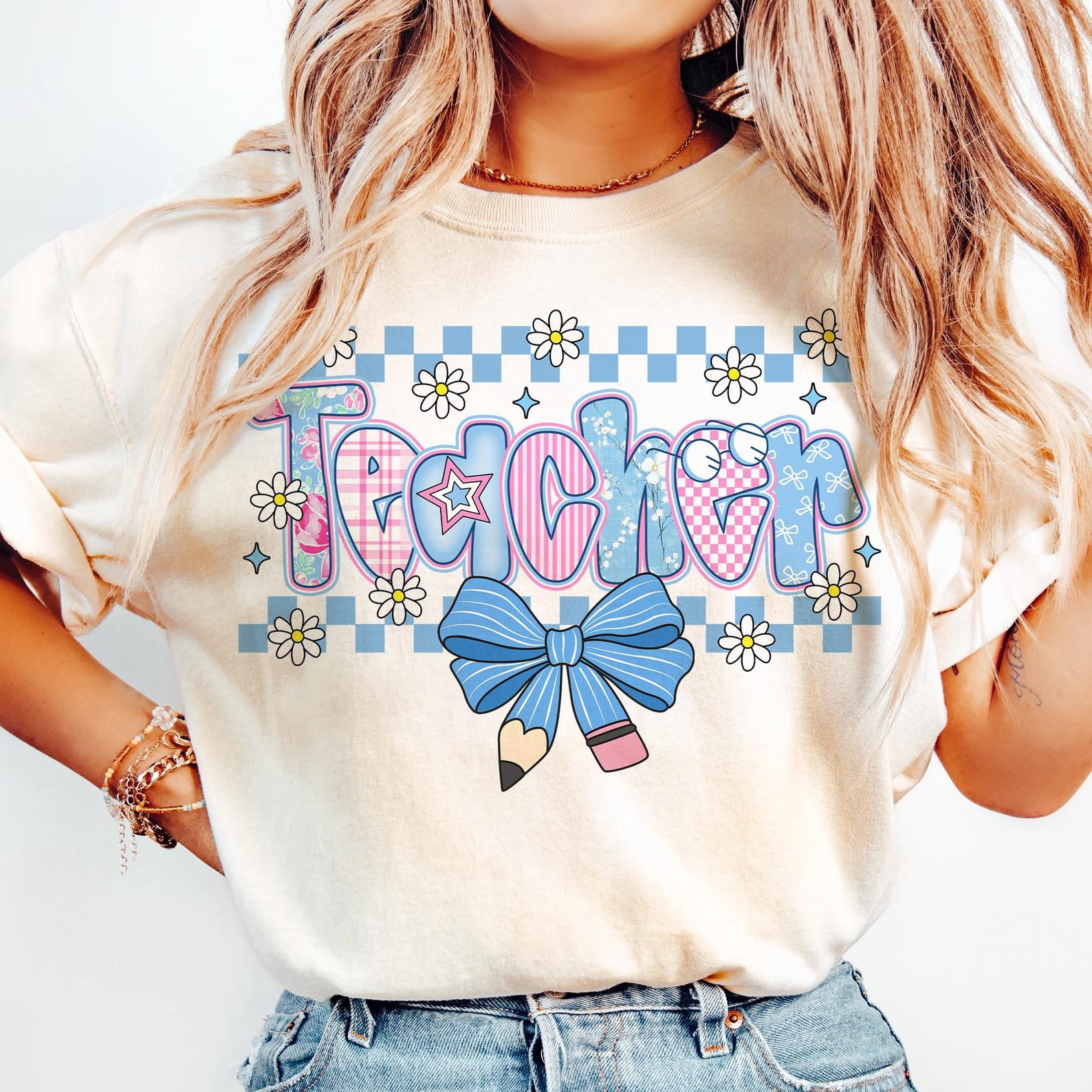 T-shirt Life Is Good Crusher - Femme - Olive Floral Garden - Artsy - XXL