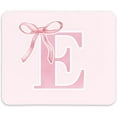 thumbnail image 1 of Coquette Trendy Initial E Pink Bow Mouse Pad,Personalized Pink Desk Mat Teen Girl Gifts,Monogrammed Gifts for Women,Pink Mouse pad for Desk Home Office Gaming Working,9x8 inches, 1 of 3