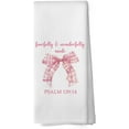 thumbnail image 1 of Coquette Trendy Pink Bow Kitchen Towels -Christian Bible Verse Dish Towels, Preppy Girly Plaid Decorative Absorbent Dishcloths Hand Towels for Kitchen Dorm Decor 18x26 Inches, 1 of 6