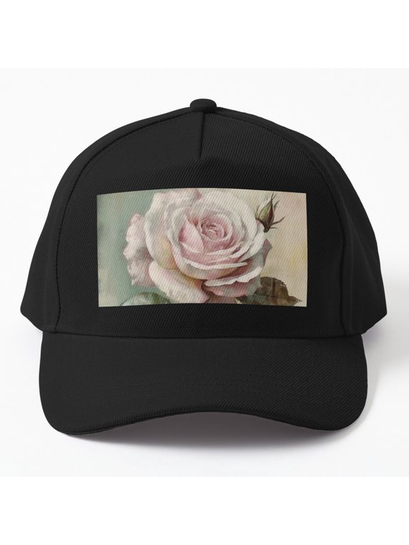 Coquette Vintage Rose Baseball Hat, Aesthetic Floral Scene Style, Classic Everyday Cap