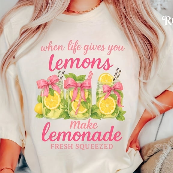 Coquette When Gs You Lemons , Funny Make Lemonade T-S1Hirt, R Fancemon Swea45