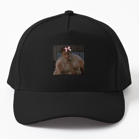 Coquette Wilson Baseball Hat, Character Ribbon Aesthetic Graphic Design, Classic Everyday Cap