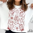 thumbnail image 1 of Coquette Winter Chicken Crewneck Women Chicken Sweatshirt Homestead Shirt Farm Animal Sweater Homestead Her896 Tshirt All Size S-5XL, 1 of 5