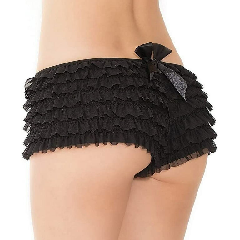 Coquette Girl Boy Shorts Panties Sexy Ruffles Multi-layers