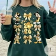 thumbnail image 1 of Coquette bows Happy New Year 2026 Disney Sweatshirt, Mickey & friends New Year's Eve shirt, WDW Disneyland Family Trip sweatshirt, Hello 2026, 1 of 5