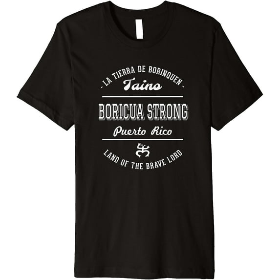 Coqui Borinquen Taino Puerto Rico Brave Lord Premium T-Shirt