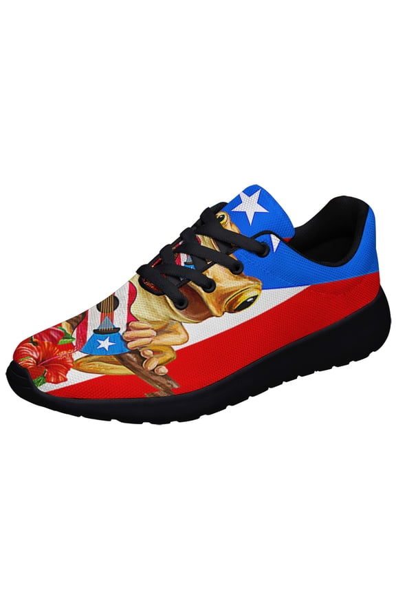 Coqui Frog Puerto Rico Shoes Sneakers Black Size 9