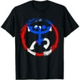 thumbnail image 1 of Coqui Frog Symbol Taino Puerto Rican Flag Boricua Boriken T-Shirt, 1 of 4