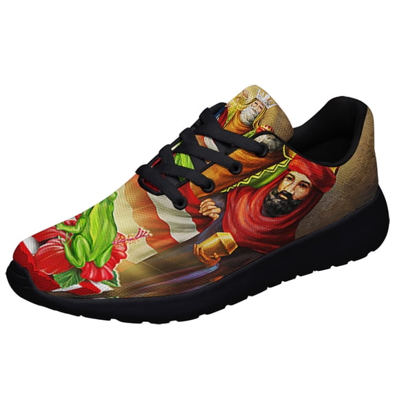 Coqui Frog Three Kings ChriStas Puerto Rico Shoes Sneakers Black Size 10.5