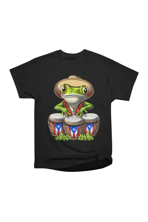 Coqui Puerto Rico Frog T-Shirt Tee Gift For Him Merch For Her Apparel For Friend