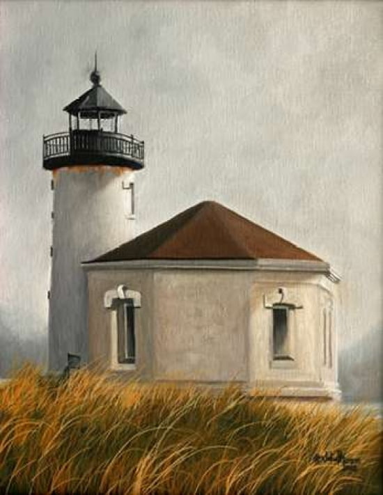 Coquil Lighthouse Canvas Art - Julie Peterson (22 x 28)
