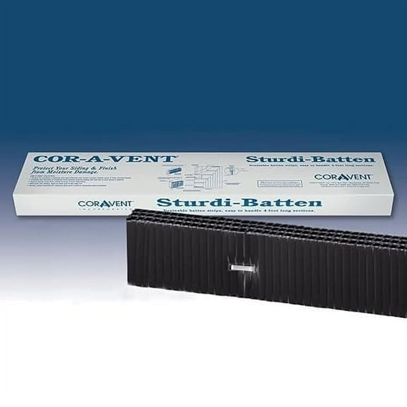 Cor-A-Vent Sturdi-Batten Drainable Rainscreen Batten Strip