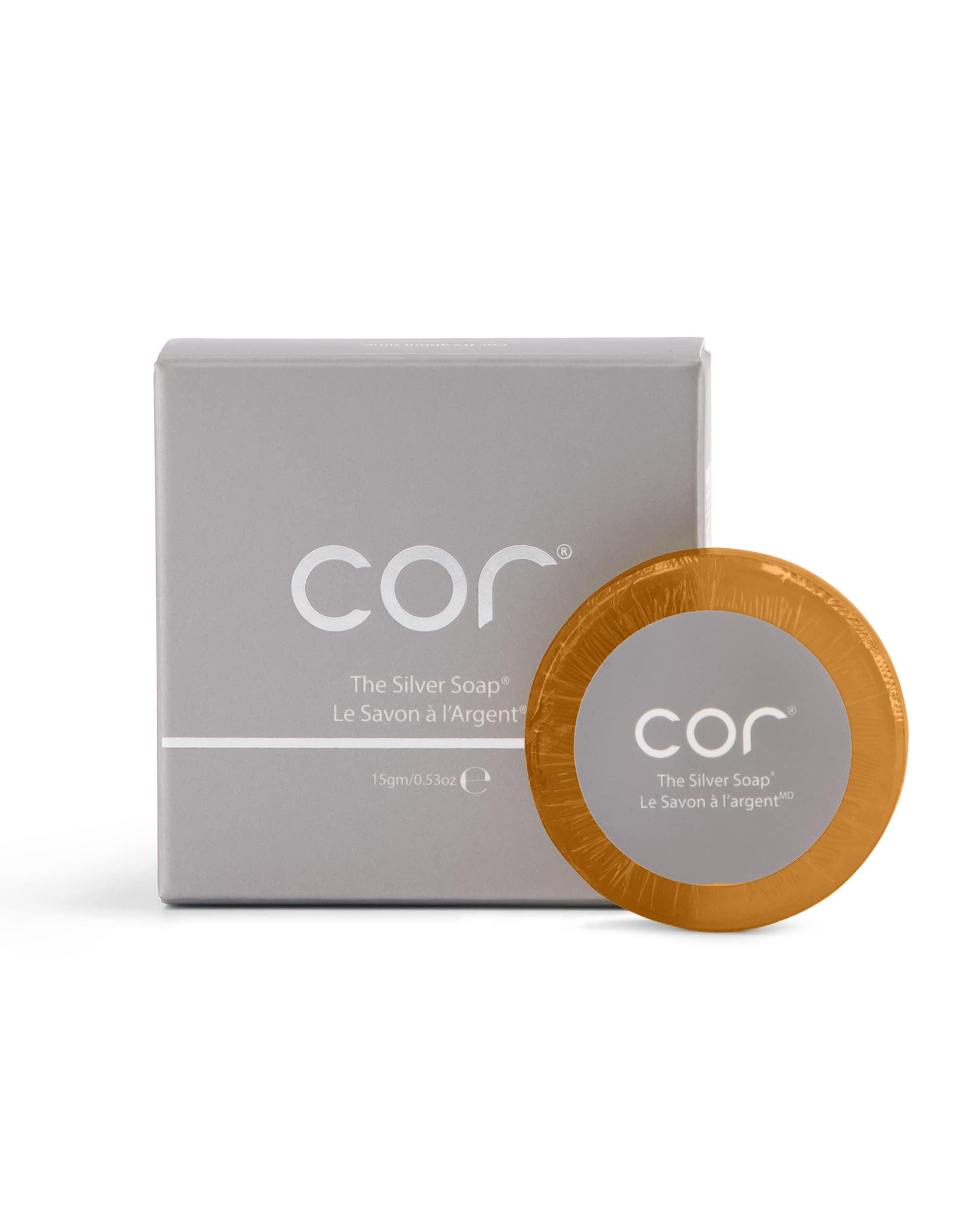 Cor Colloidal Silver Soap Bar, Simple Face Soap for Hydrating and Deep