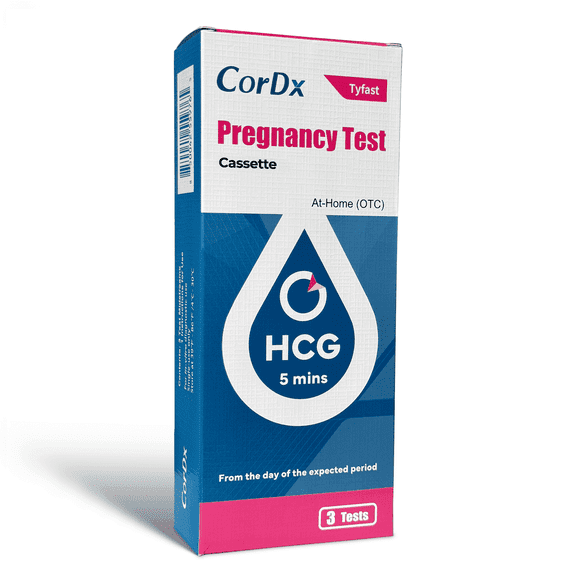 CorDx One-Step Early Detection Pregnancy Test Kit with 99% Accuracy, 3 Pack