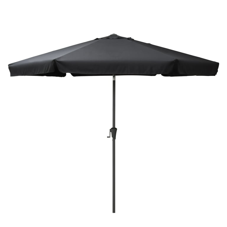 CorLiving 10ft Large Black Round, Market Patio umbrella with Side Flaps - Perfect Deck Umbrellas Outside, Table Umbrella for Patio, Standing Patio Table Umbrella, Outdoor Umbrellas for Patio - Walmart.com CorLiving 10ft Large Black Round, Market Patio umbrella with Side Flaps - Perfect Deck Umbrellas Outside, Table Umbrella for Patio, Standing Patio Table Umbrella, Outdoor Umbrellas for Patio - Walmart.com