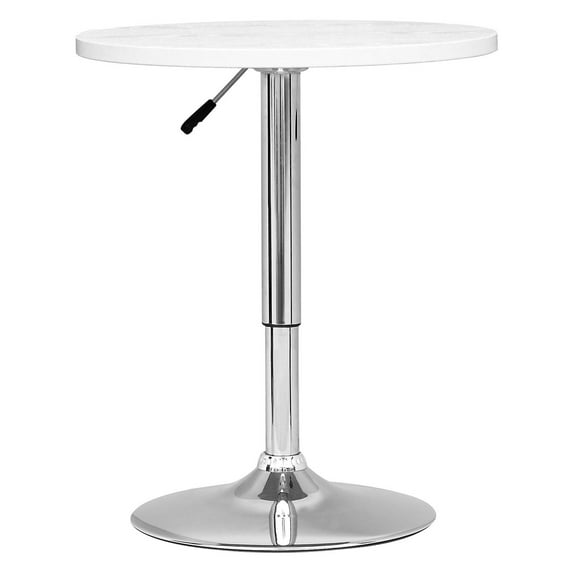 CorLiving Adjustable-Height Round Bar Table, Multiple Colors