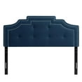 thumbnail image 1 of CorLiving Aspen Crown Silhouette Fabric Arched Panel Headboard, Double/Full, 1 of 6