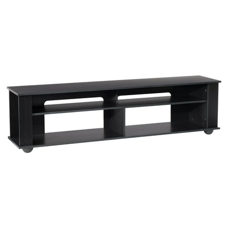 CorLiving Bakersfield TV Stand, For TV's up to 85" - Ravenwood Black