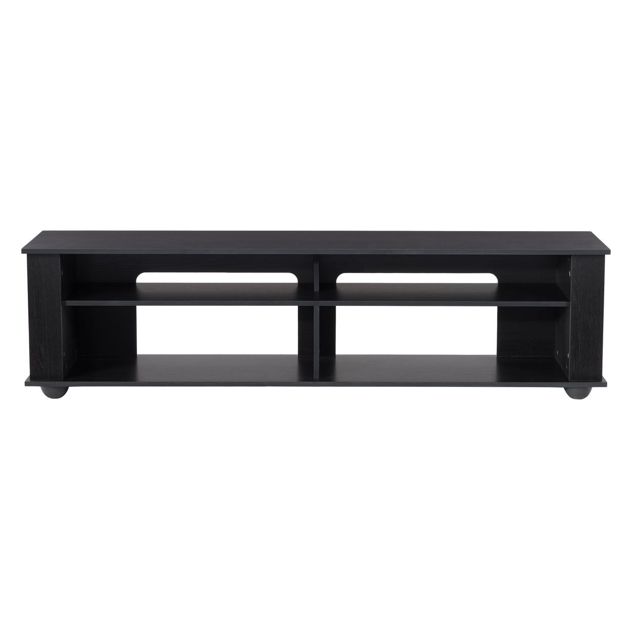 Bakersfield Ravenwood Black Contemporary TV Stand, 74"