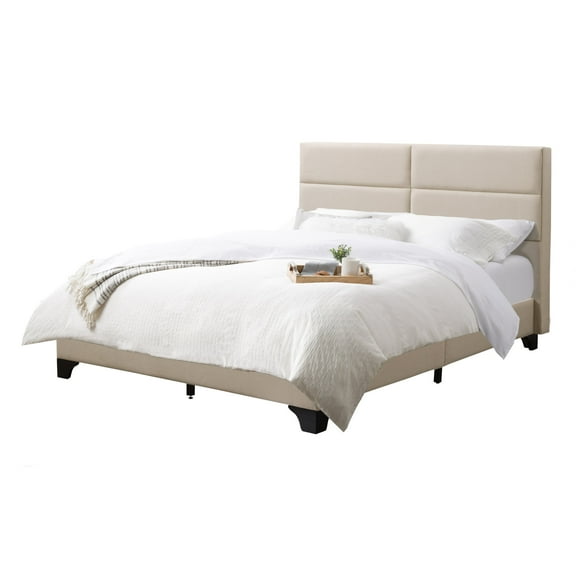 CorLiving Bellevue Wide-Rectangle Panel Bed and Frame, Full