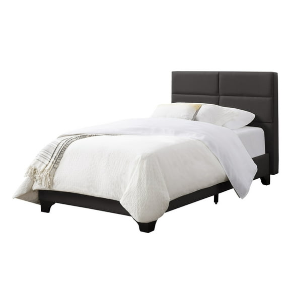 CorLiving Bellevue Wide-Rectangle Panel Bed and Frame, Twin
