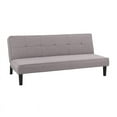 thumbnail image 1 of CorLiving LAR-903-S Convertible Futon Sofa Bed with Grey Khaki Mattress, 1 of 12