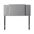 thumbnail image 1 of CorLiving Mia Stylish Light Gray Upholstered Adjustable Headboard for Full, Queen, or King Size Beds – Versatile Headboards, Dorm or Bedroom Headboard - Durable Full/Queen/King Bed Headboard Options., 1 of 7