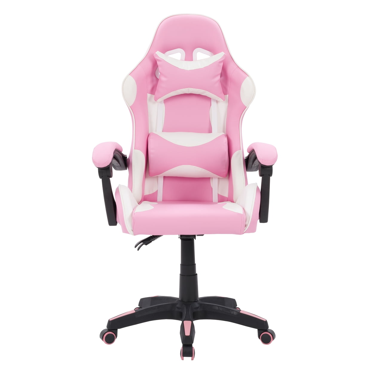 Pink fabric gaming sale chair