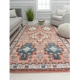 thumbnail image 1 of Cora CL70A Boston Brick Transitional Vintage Rust Area Rug, 2'6" x 8', 1 of 4