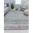 thumbnail image 1 of Cora CL90A Dark Harbor Transitional Vintage Navy Area Rug, 2'6" x 8', 1 of 9